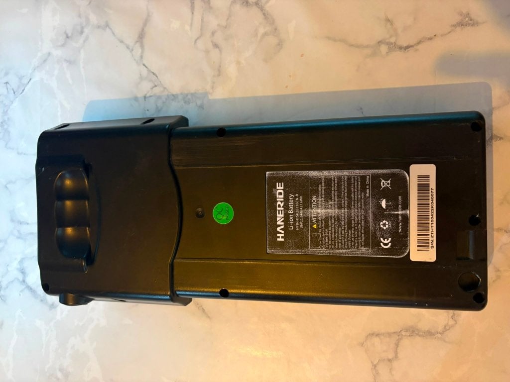 HANERIDE 36V 15,6Ah E-bike Accu | 561,6Wh | Goede staat, Fietsen en Brommers, Ophalen, Gebruikt