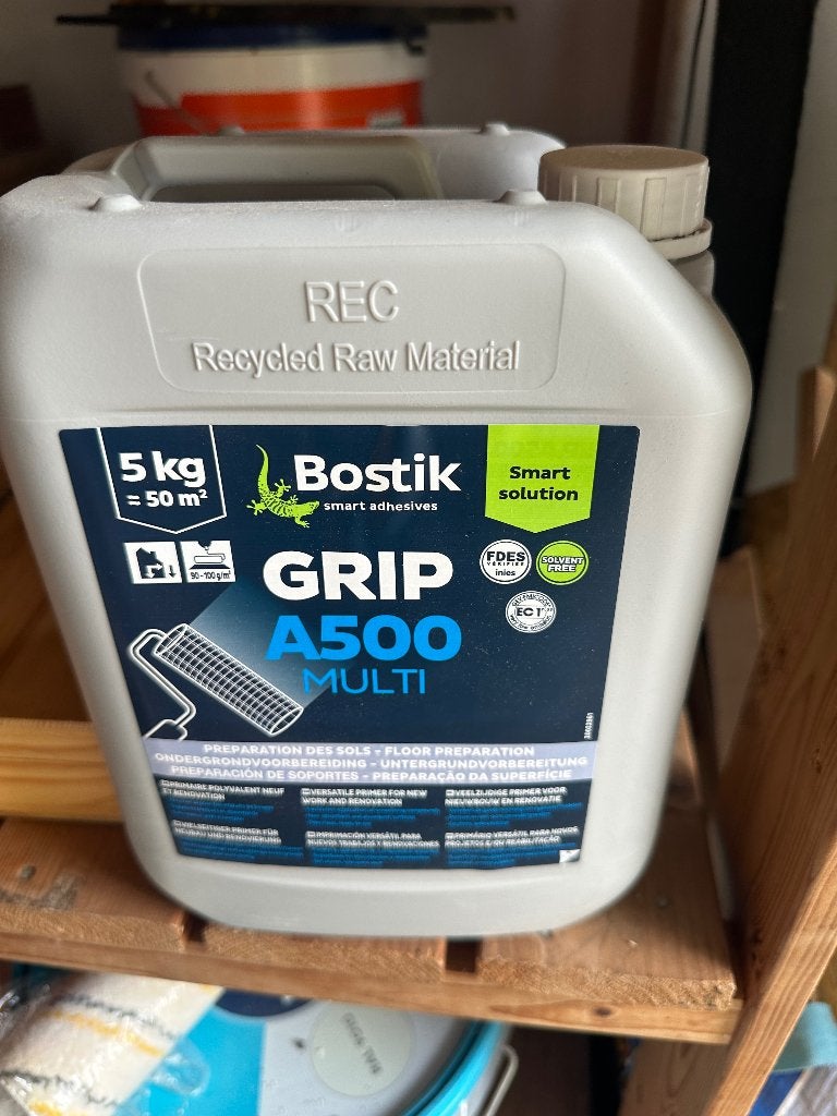 Ongeopende Bostik Grip A500 egaline Primer 5L, Ophalen, Overige materialen, 30 cm of meer, Overige typen