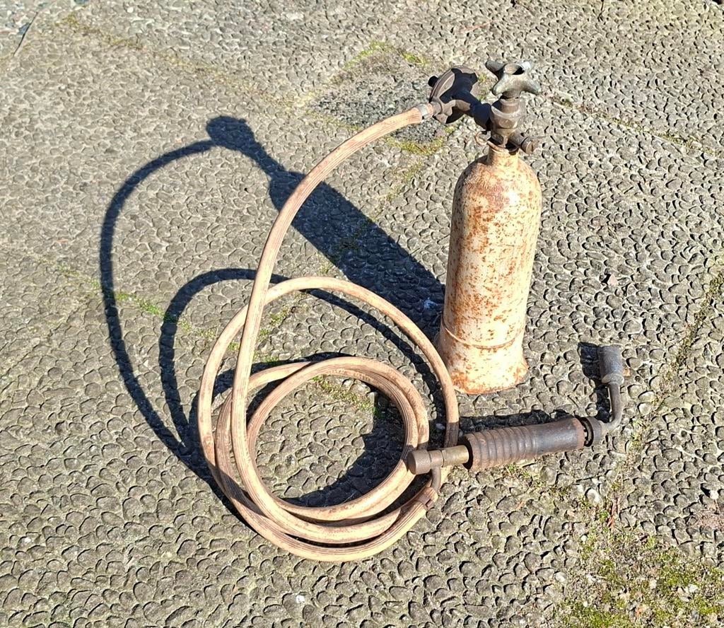 Karweifles met soldeer brander Ø 22 mm, Doe-het-zelf en Verbouw, Ophalen of Verzenden, Gebruikt, Overige typen