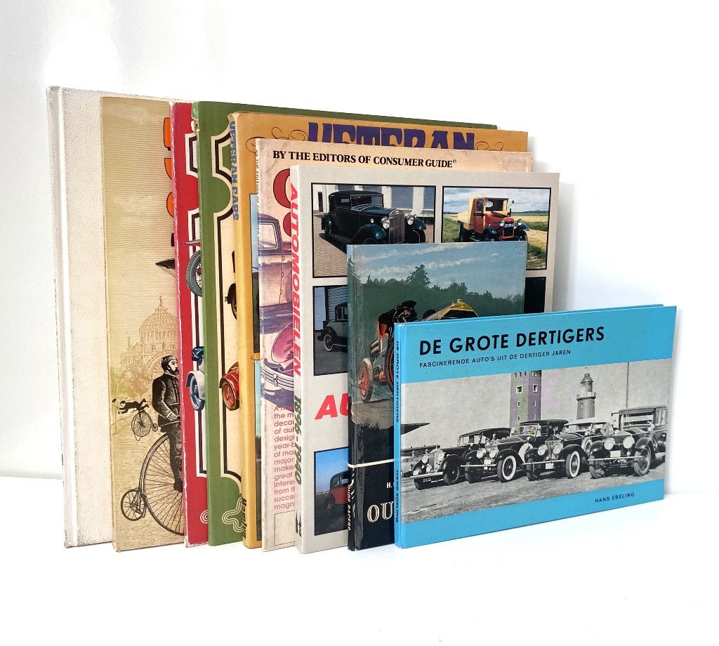 Verzameling autoboeken over oldtimers / veteranen, Verzenden, Gelezen, Algemeen
