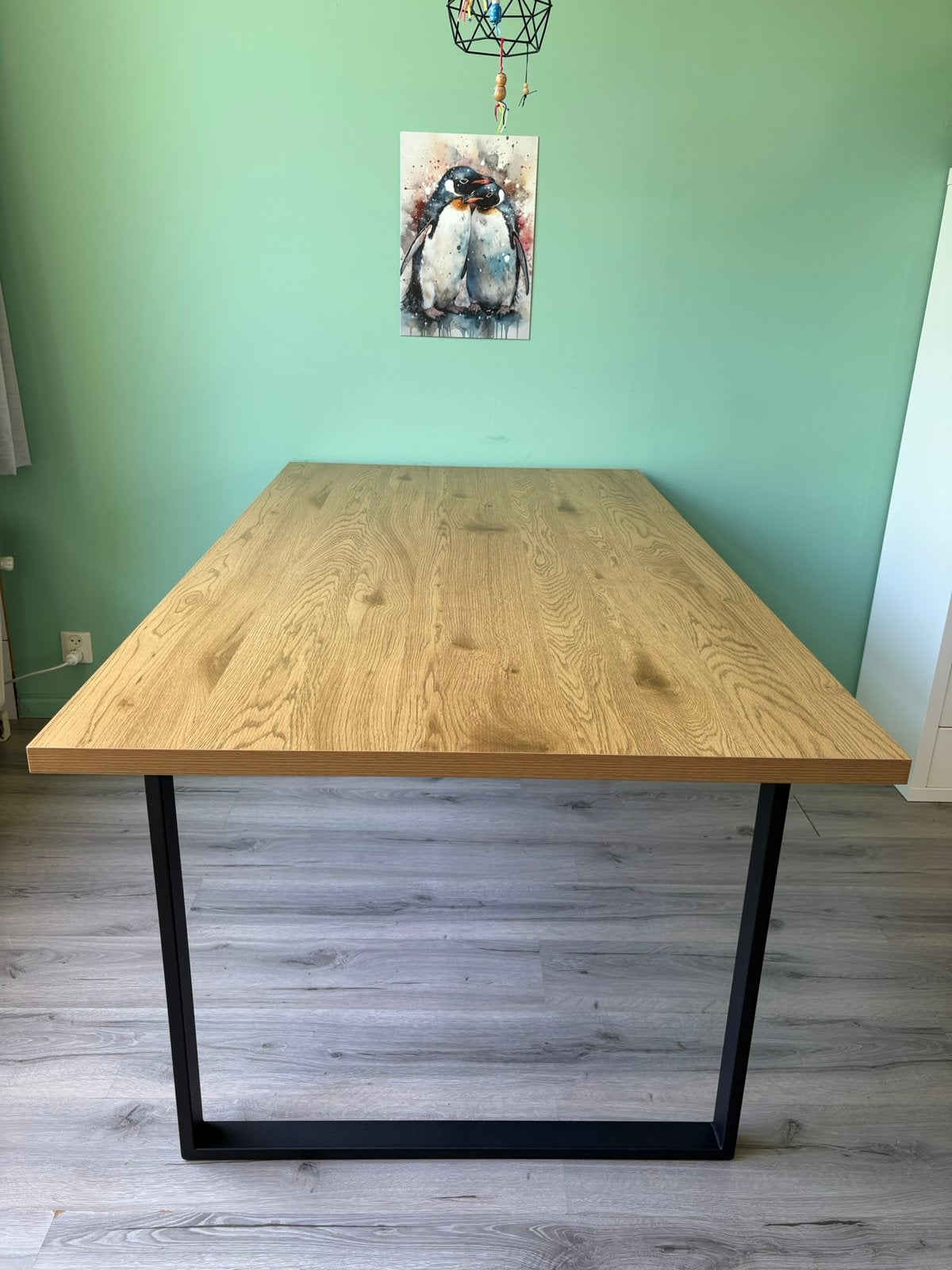 Eiken eettafel AABENRAA 90x160, Huis en Inrichting, Tafels | Eettafels, Ophalen, 50 tot 100 cm, Zo goed als nieuw, 150 tot 200 cm