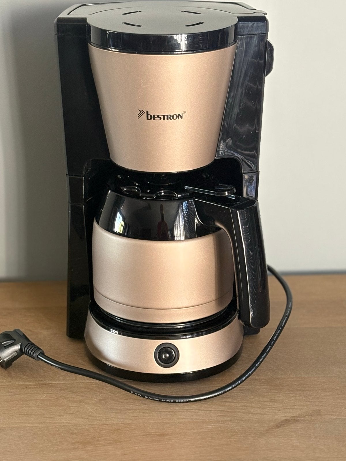 Bestron filterkoffiezetapparaat, Gemalen koffie, Ophalen of Verzenden, 4 tot 10 kopjes, Koffiemachine