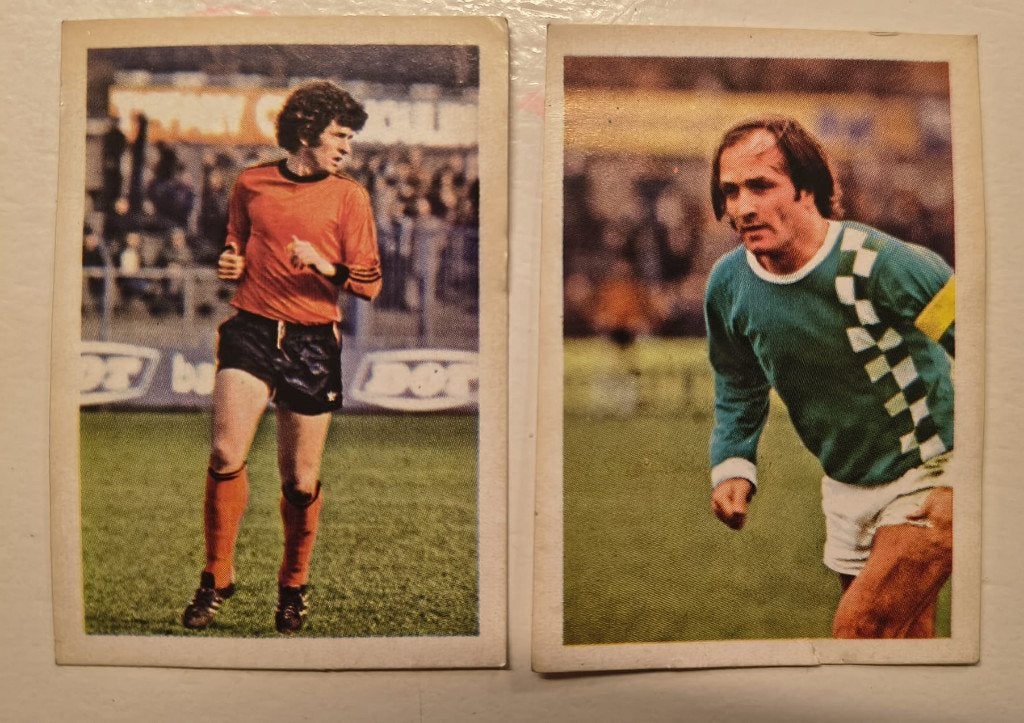 Plaatjes ‘Voetbalsterren Eredivisie 1969-1970’ (Vanderhout), Ophalen of Verzenden, Gebruikt, Meerdere plaatjes