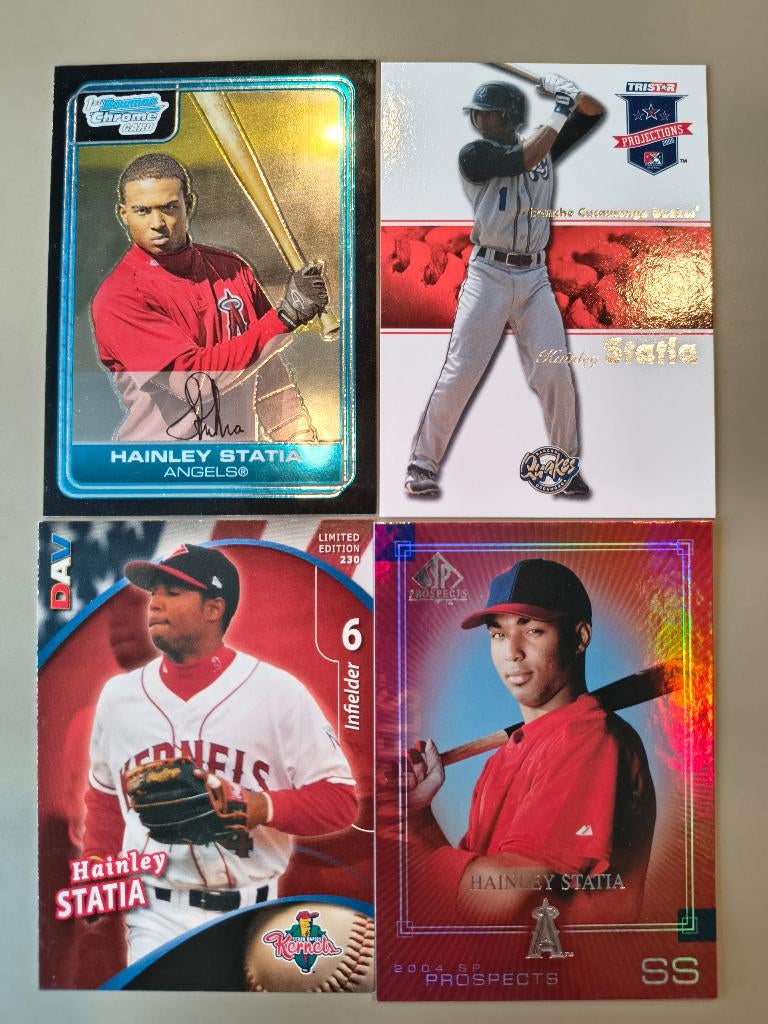 Hainley Statia assistent Team Kingdom baseball cards, Verzenden, Nieuw, Honkbal, Overige typen