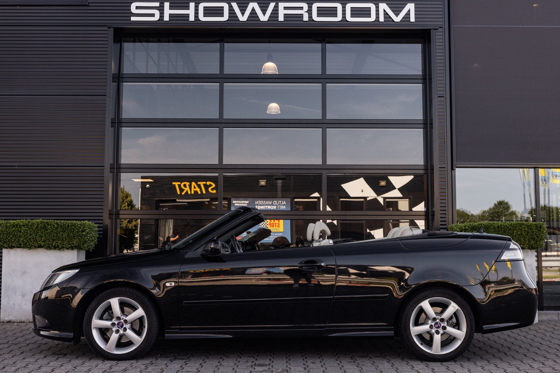 Saab 9-3 Cabrio 2.0 T, 200pk Automaat, Gedocumenteerd, Hirsc, Auto's, Saab, Gebruikt, Beige, Cabriolet, 4 stoelen
