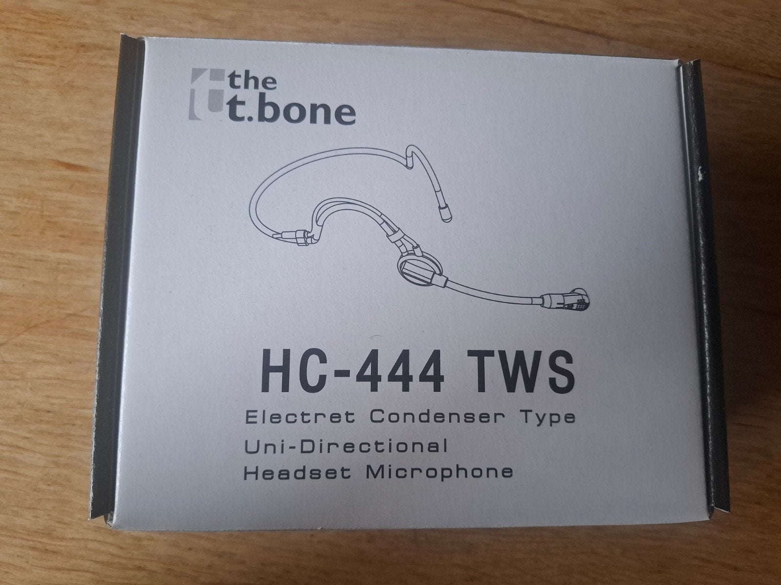 The t.bone HC-444 TWS Electret Condenser Headset Microfoon, Muziek en Instrumenten, Ophalen of Verzenden, Nieuw, Zangmicrofoon