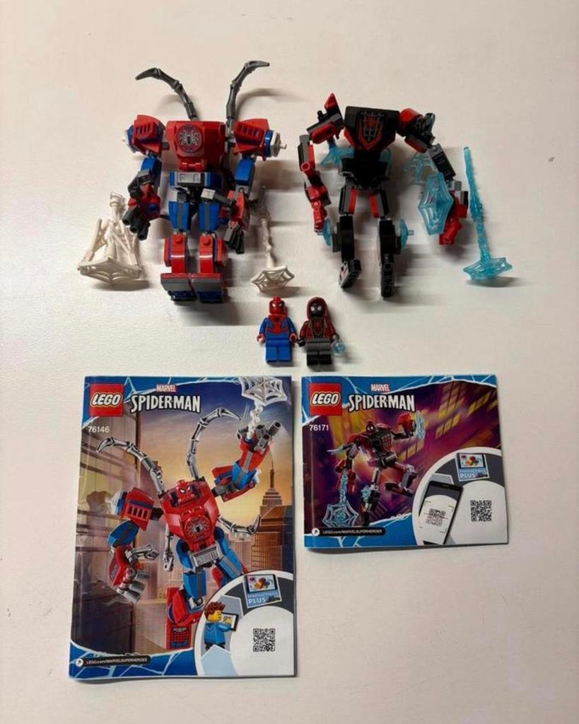 Lego Spiderman 76146 + 76171, Ophalen of Verzenden, Zo goed als nieuw, Complete set, Lego