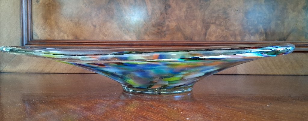 Kunstobject glazen schaal MURANO? *eureka*, Antiek en Kunst, Antiek | Glas en Kristal, Ophalen of Verzenden