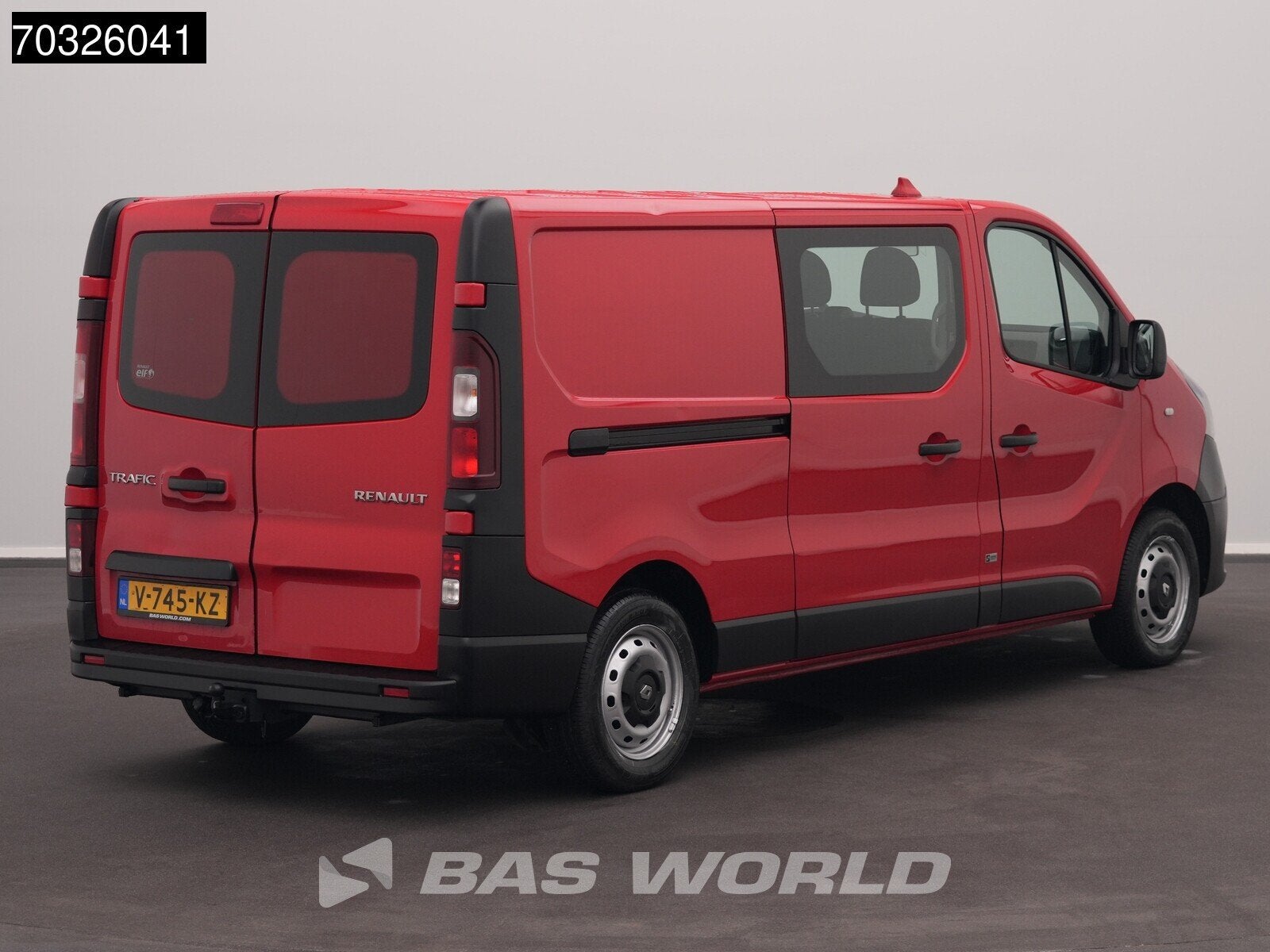 Renault Trafic 95pk Dubbel Cabine L2H1 Trekhaak Airco Euro6, Auto's, Stof, Gebruikt, Euro 6, 2000 kg