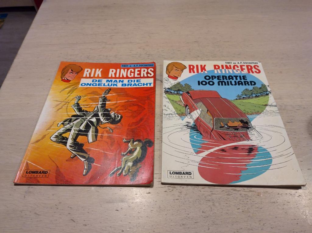 Rik Ringers stripboeken 2 st, Boeken, Stripboeken, Ophalen of Verzenden