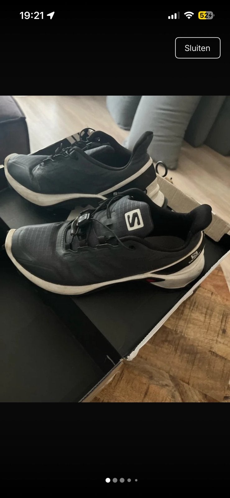 Trekking  Schoenen Salomon, Zo goed als nieuw, Grijs, Wandelschoenen, Ophalen of Verzenden