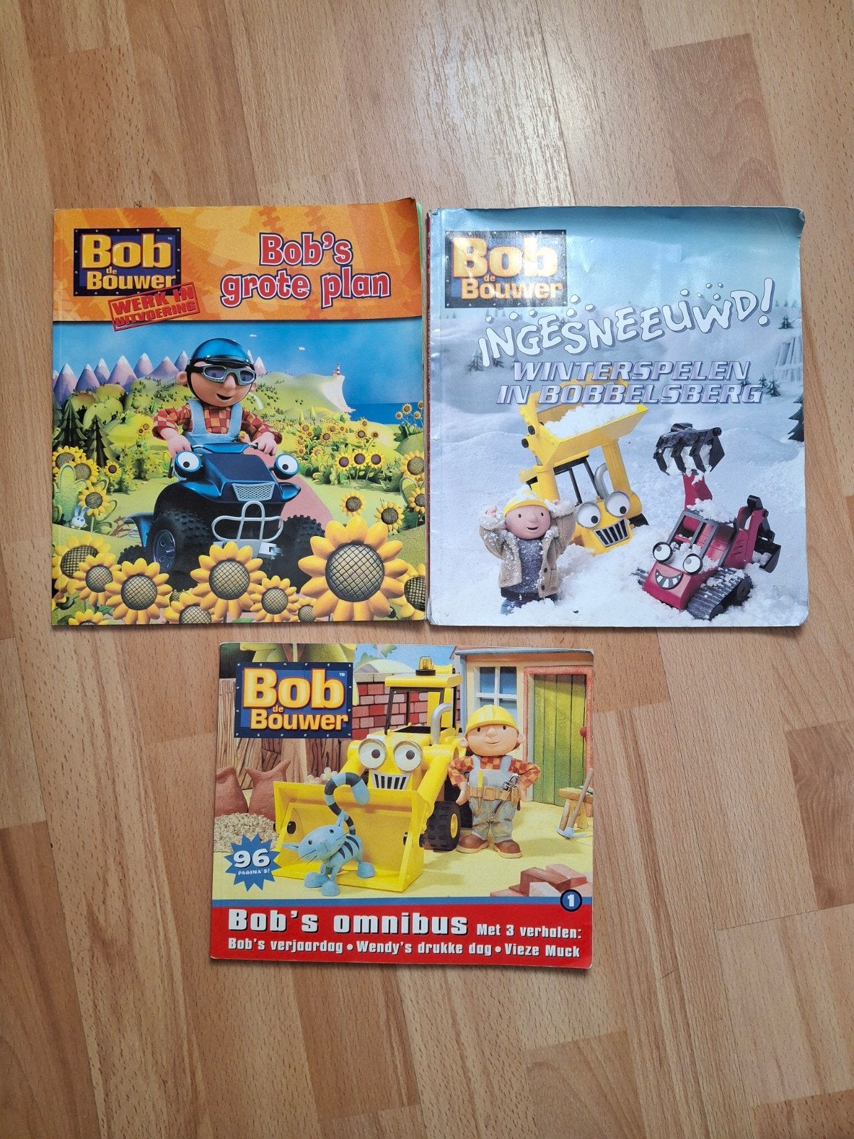3x Bob de Bouwer boeken, Meerdere stripboeken, Ophalen of Verzenden, Gelezen