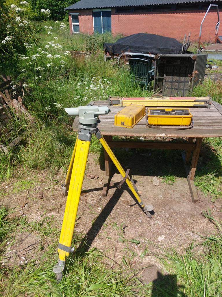 Carl Zeiss NI 2 Waterpasinstrument met statief en koffer, Ophalen, Gebruikt, Overige meters