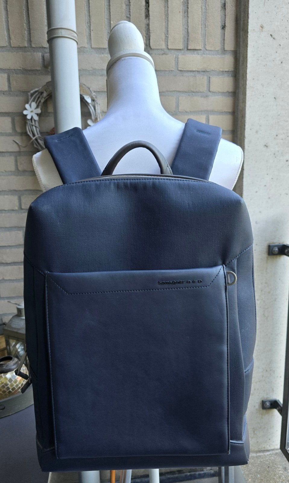 Samsonite Red Brisy Backpack L - Donkerblauw TOP, Gebruikt, Verzenden, 25 tot 40 cm, Waterdicht