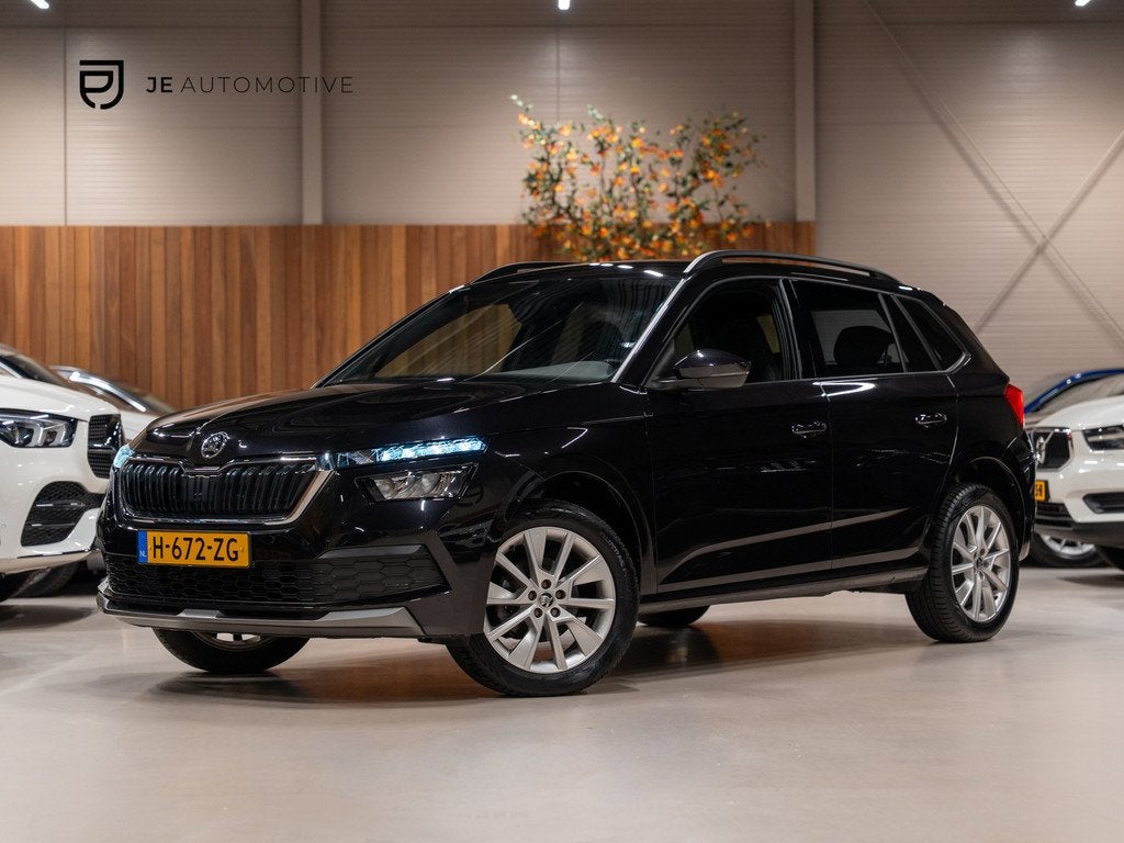 Skoda Kamiq 1.0 TSI DSG Sport Business, Apple Carplay, Andro, Auto's, Skoda, Gebruikt, Zwart, Origineel Nederlands, Kamiq