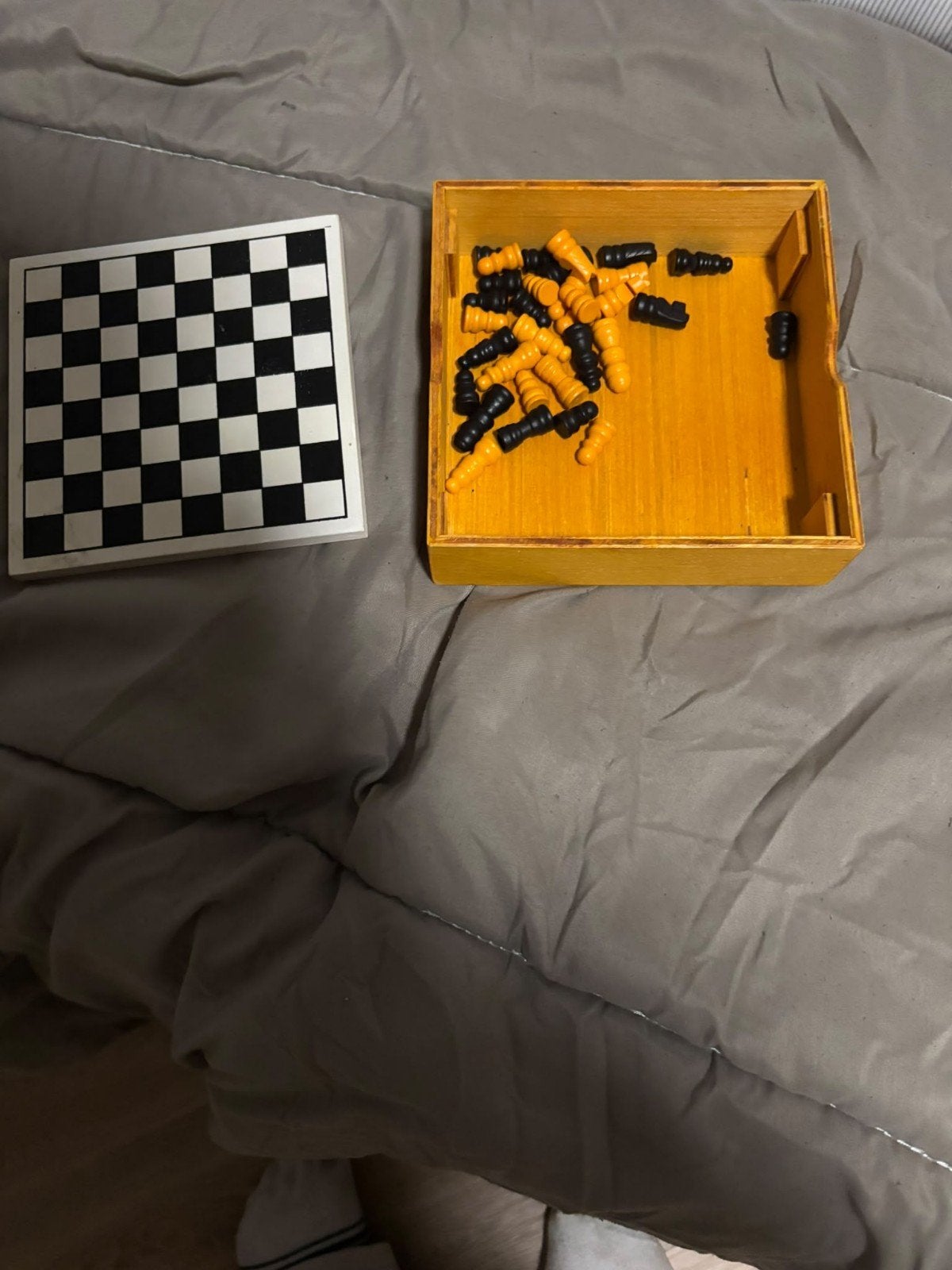 Compact Reis Schaakspel - Compleet met Stukken, Ophalen, Gebruikt, Een of twee spelers, Onbekend