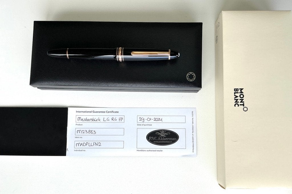 Montblanc Vulpen Meisterstück Legrand 146 Rose Gold (M), Ophalen of Verzenden, Zo goed als nieuw, Vulpen, Mont Blanc