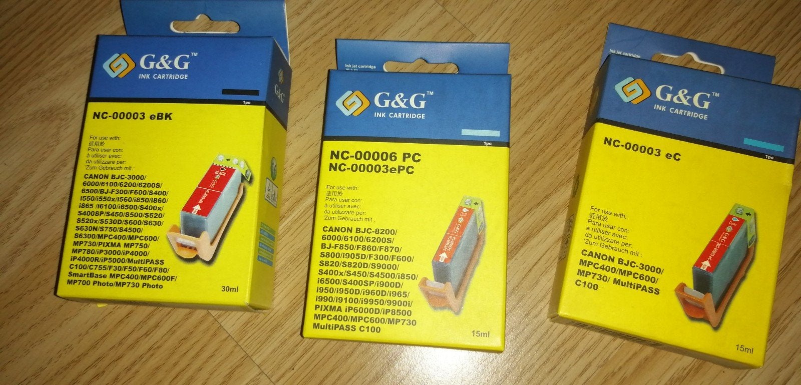3x Canon Inkt Cartridges, Ophalen of Verzenden, Nieuw