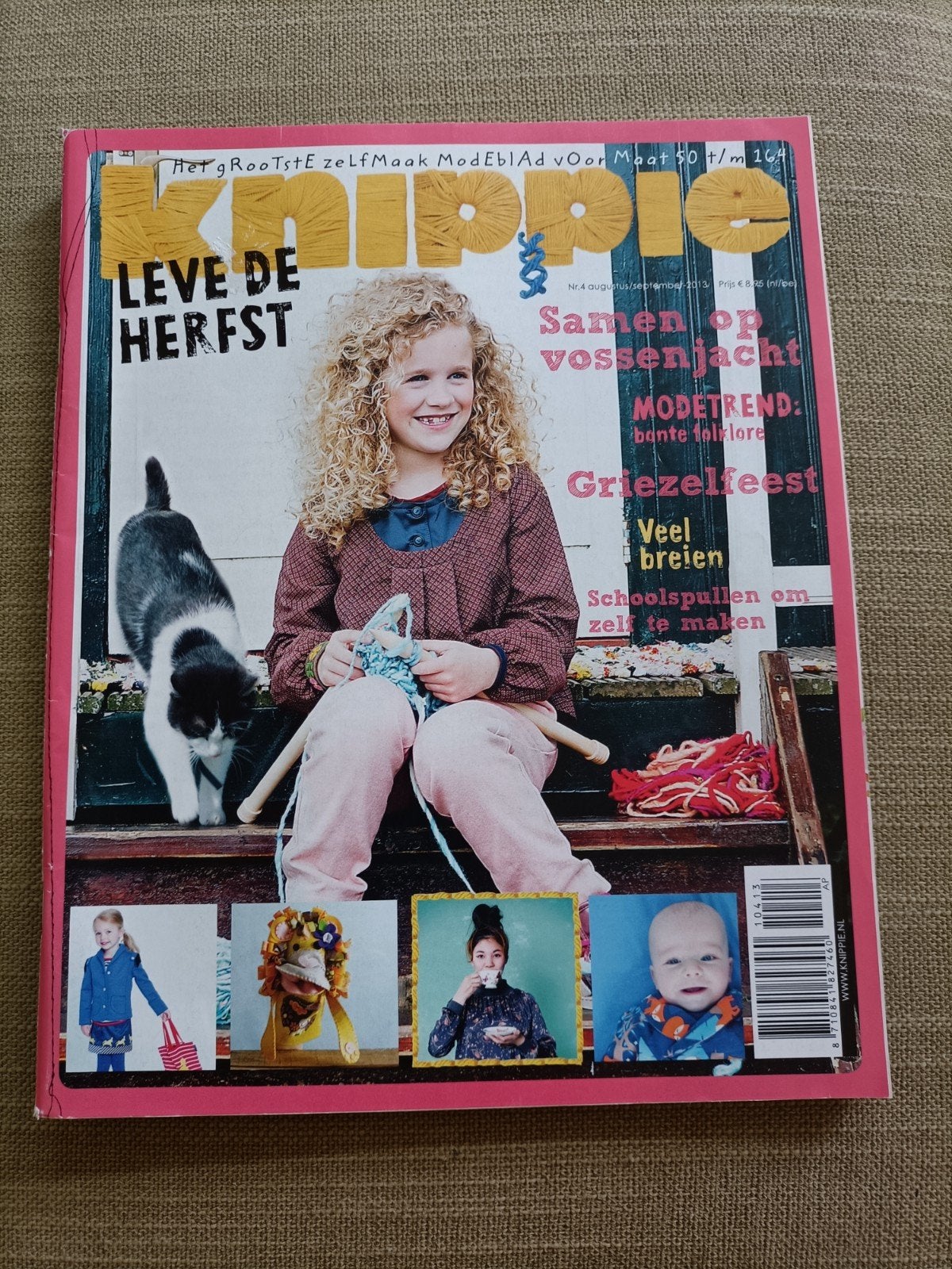 Knippie augustus - september 2013, Hobby en Vrije tijd, Kledingpatronen, Ophalen of Verzenden, Nieuw, Kind, Knippie