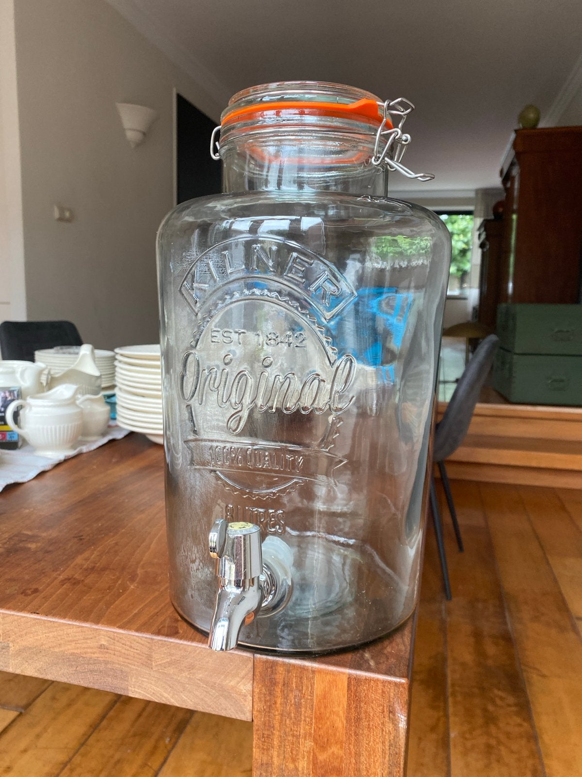 Kilner Drankdispenser 8 Liter met Tapkraan, Huis en Inrichting, Keuken | Keukenbenodigdheden, Ophalen, Zo goed als nieuw, Overige merken