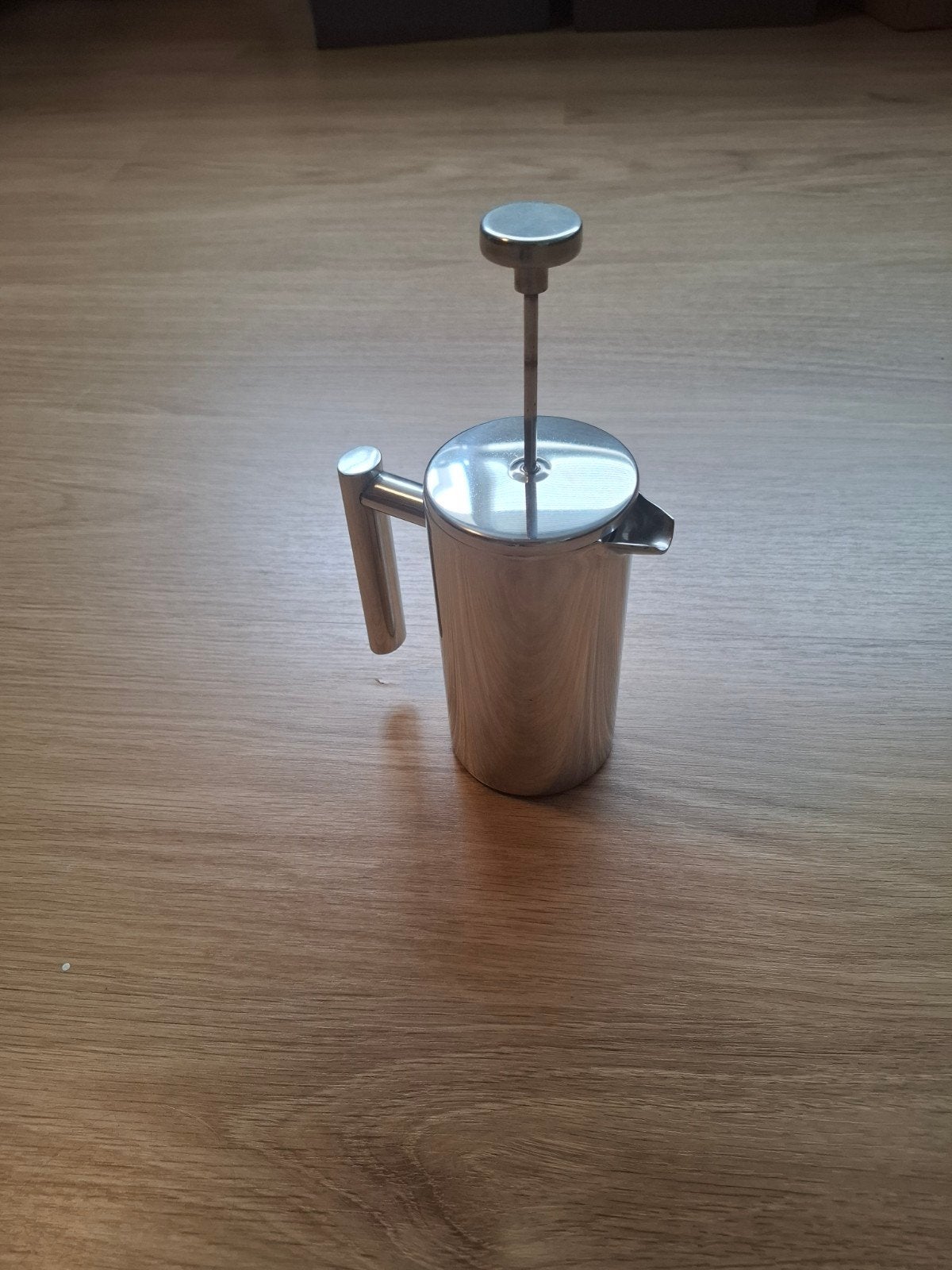 RVS Cafetière / French Press - Zo goed als nieuw, Overige typen, Zilver, Ophalen of Verzenden, Zo goed als nieuw