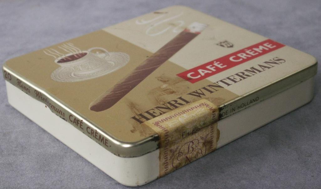 Vintage Henri Wintermans blik 20 cafe creme sigaren, Verzamelen, Blikken, Ophalen of Verzenden, Zo goed als nieuw, Overige