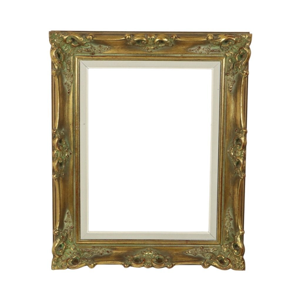 Gouden Klassieke Barok Stijl Lijst Hout Gips 56x46cm, Ophalen of Verzenden, Gebruikt, Hout