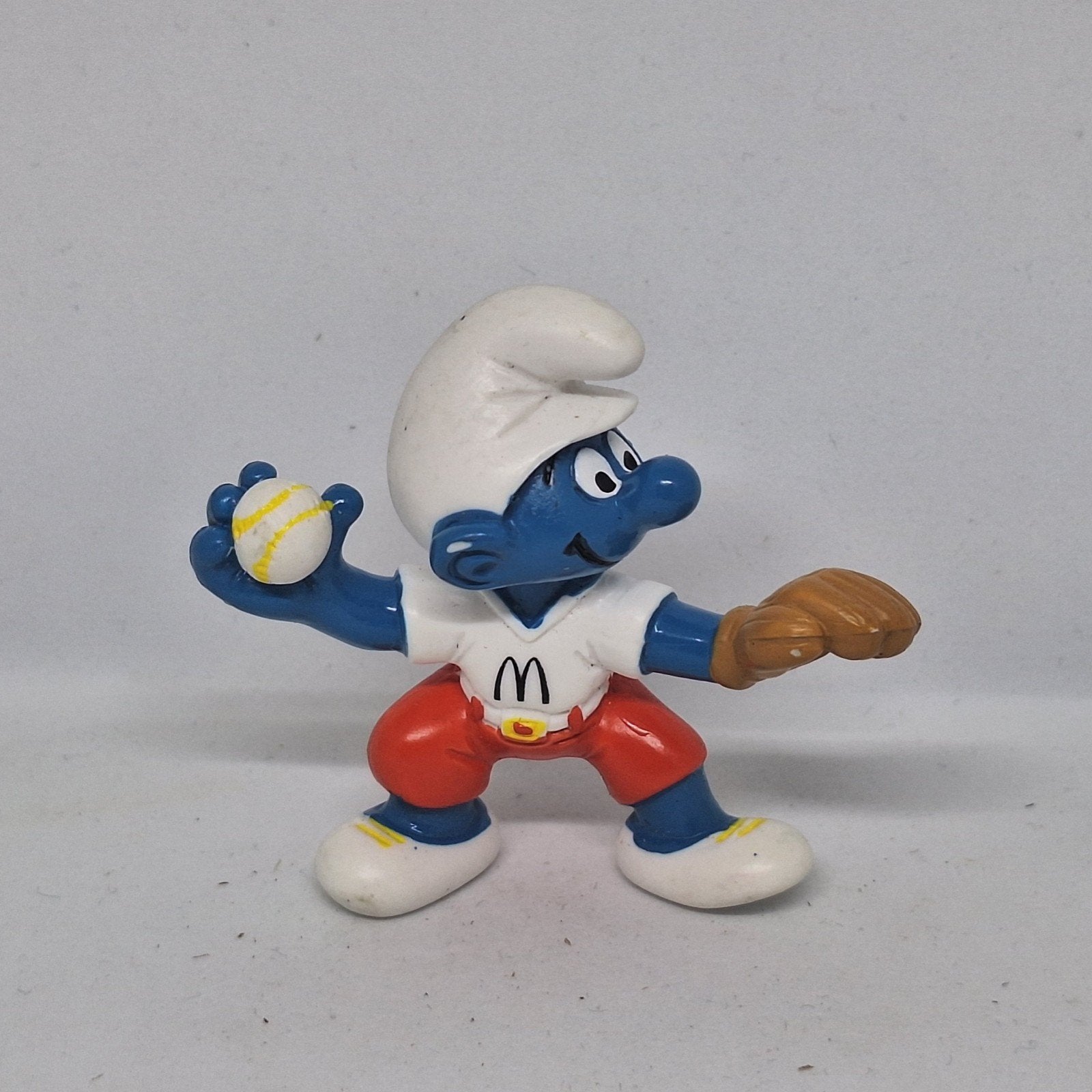 Honkbal werper Smurf, Ophalen of Verzenden, Gebruikt, Overige Smurfen, Poppetje, Figuurtje of Knuffel