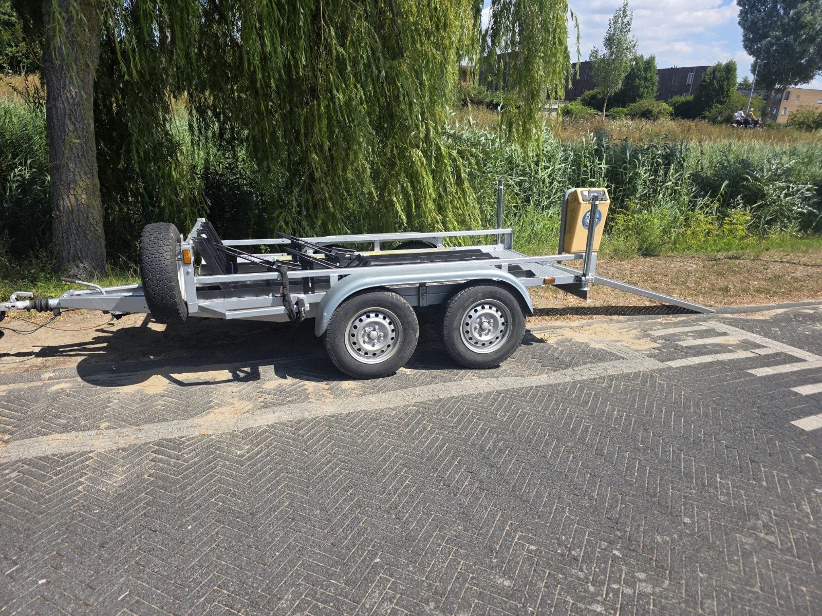 Westfalia Motortrailer voor 3 motoren - Geheel opgeknapt, Ophalen, Gebruikt