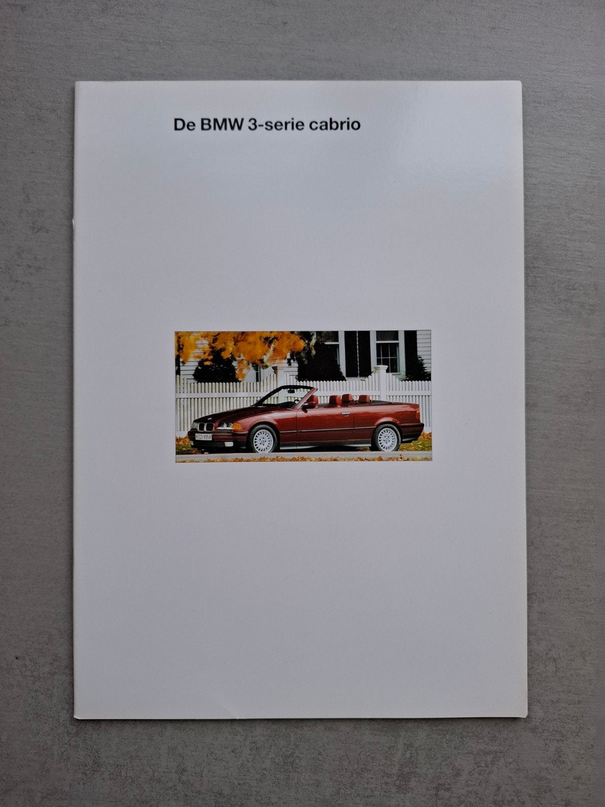 BMW 3-serie Cabrio brochure - 1993, Ophalen of Verzenden, Nieuw, BMW
