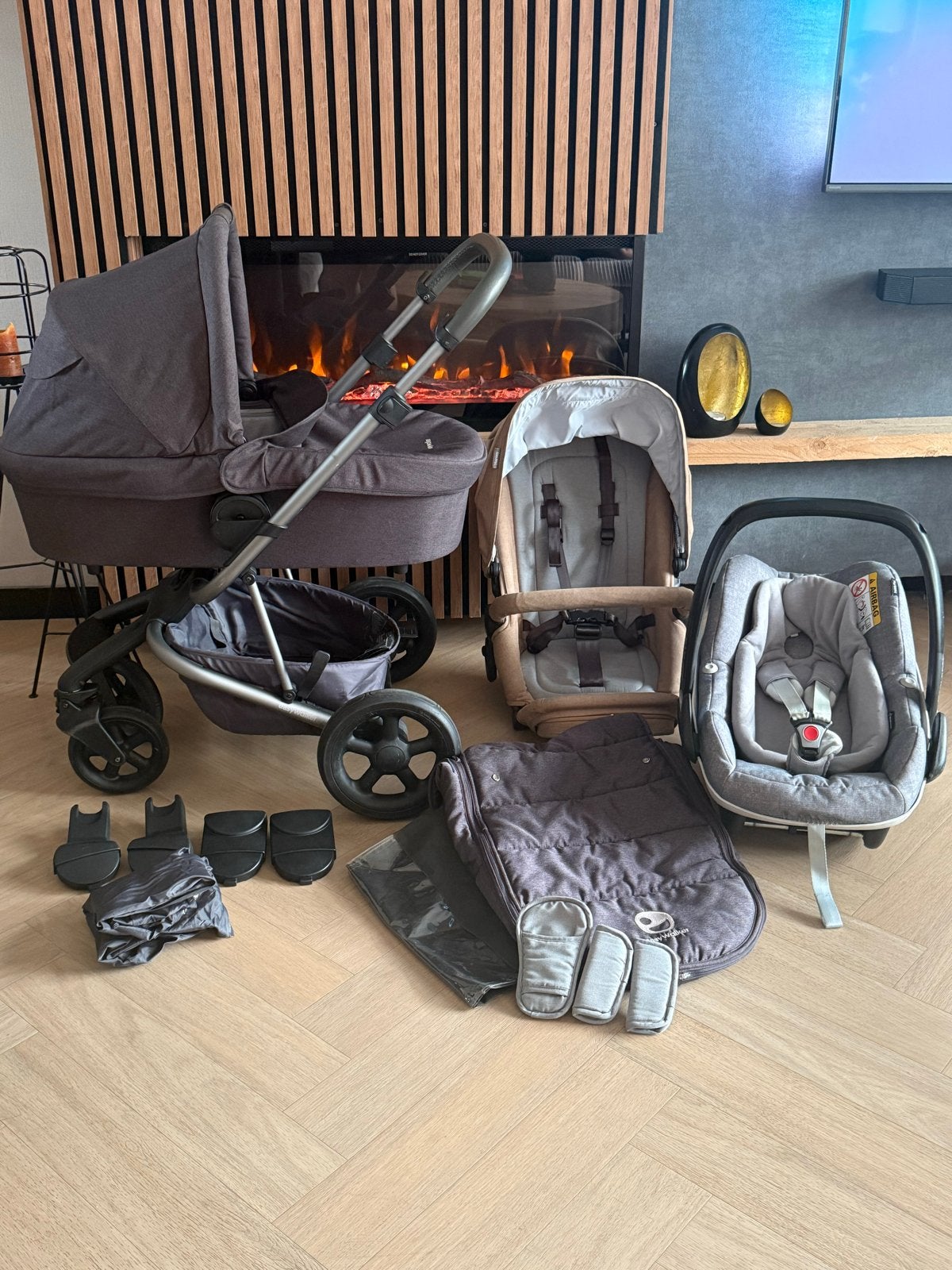 Easywalker Harvey complete set met Maxi-Cosi, Overige merken, Ophalen of Verzenden, Zo goed als nieuw, Combiwagen
