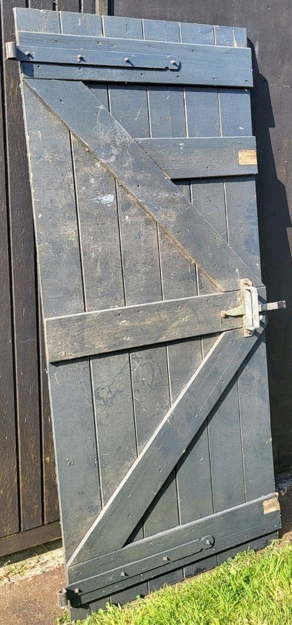 schuur / schutting deur, Ophalen, Hout, Draaipoort, 150 tot 200 cm