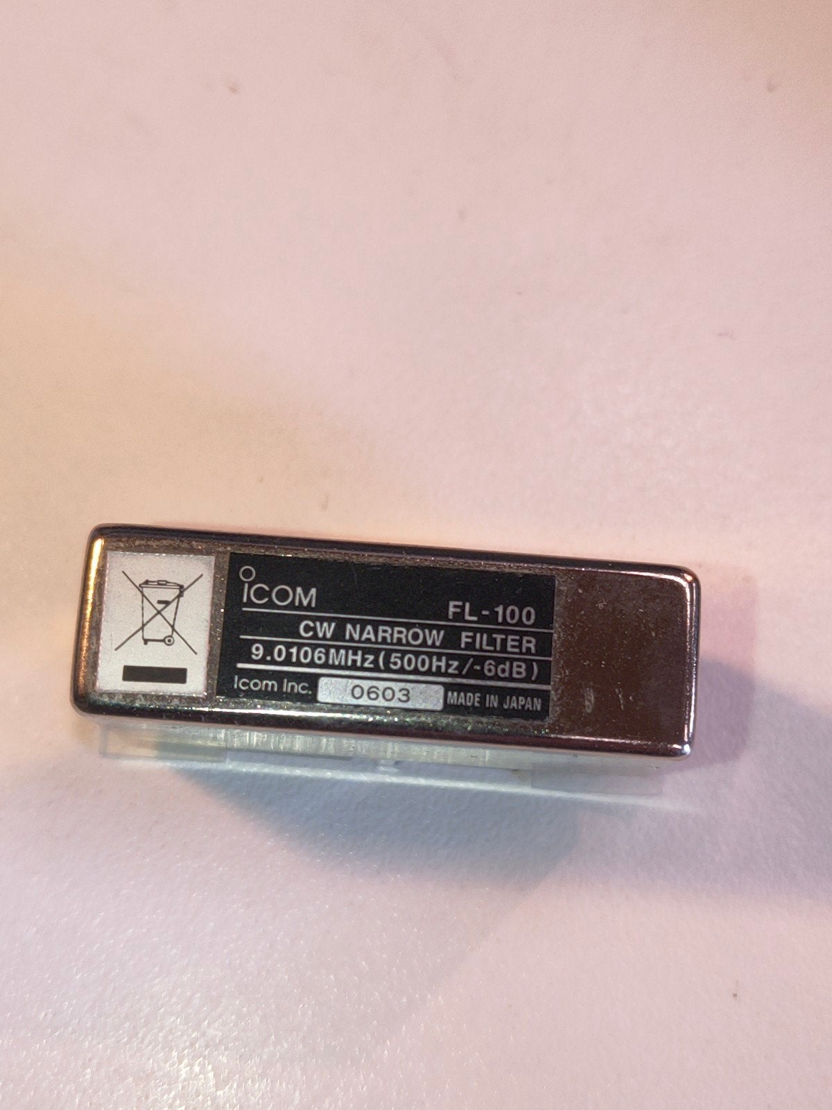 Icom FL-100 CW Narrow Filter, Ophalen of Verzenden, Zo goed als nieuw