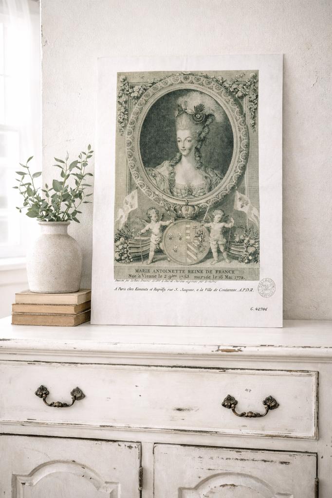 Decoupage papier Marie Antoinette, Hobby en Vrije tijd, Knutselen, Grootmoeders Mooiste, Overige thema's, Nieuw, Meerkleurig