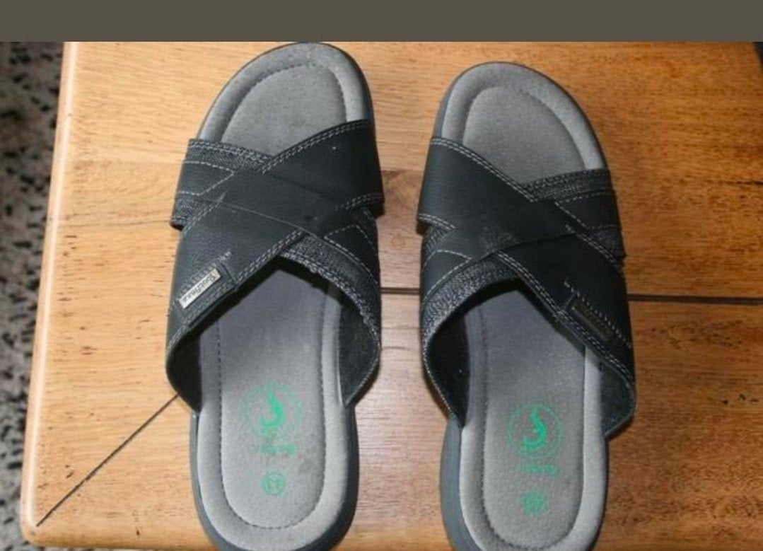 Footflexx herenslippers maat 43, Ophalen, Zwart
