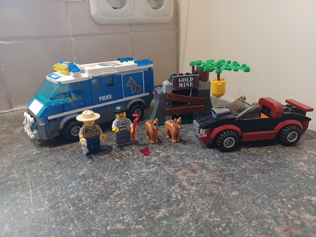 Lego city 4441 politiehond vrachtwagen en achtervolging, Compleet, City, Lego, Ophalen of Verzenden