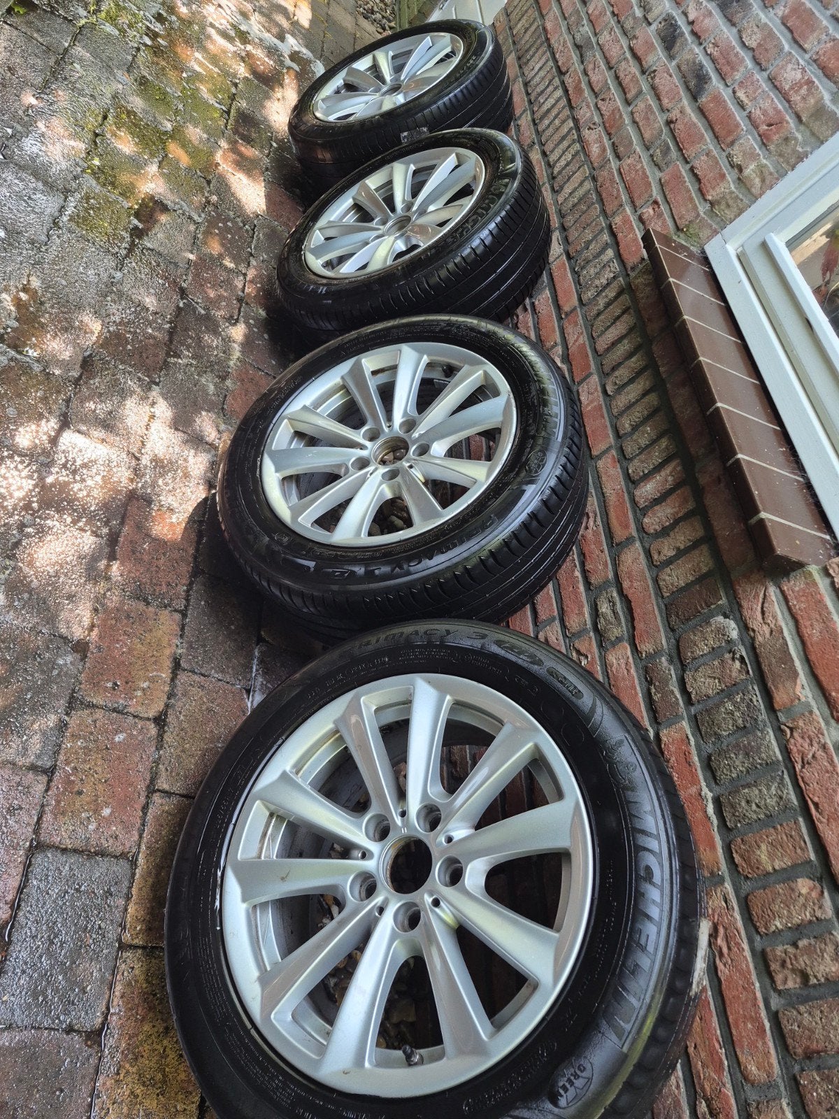 Michelin Primacy 4 zomerbanden met velgen 225/55 R17, Ophalen