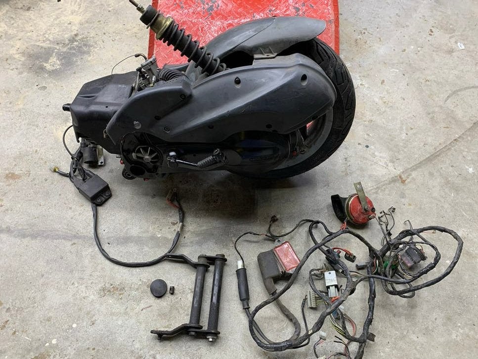 Zeer net Malossi 172cc Skipper LX blok Te Koop, Ophalen, Zo goed als nieuw, Blok, Piaggio
