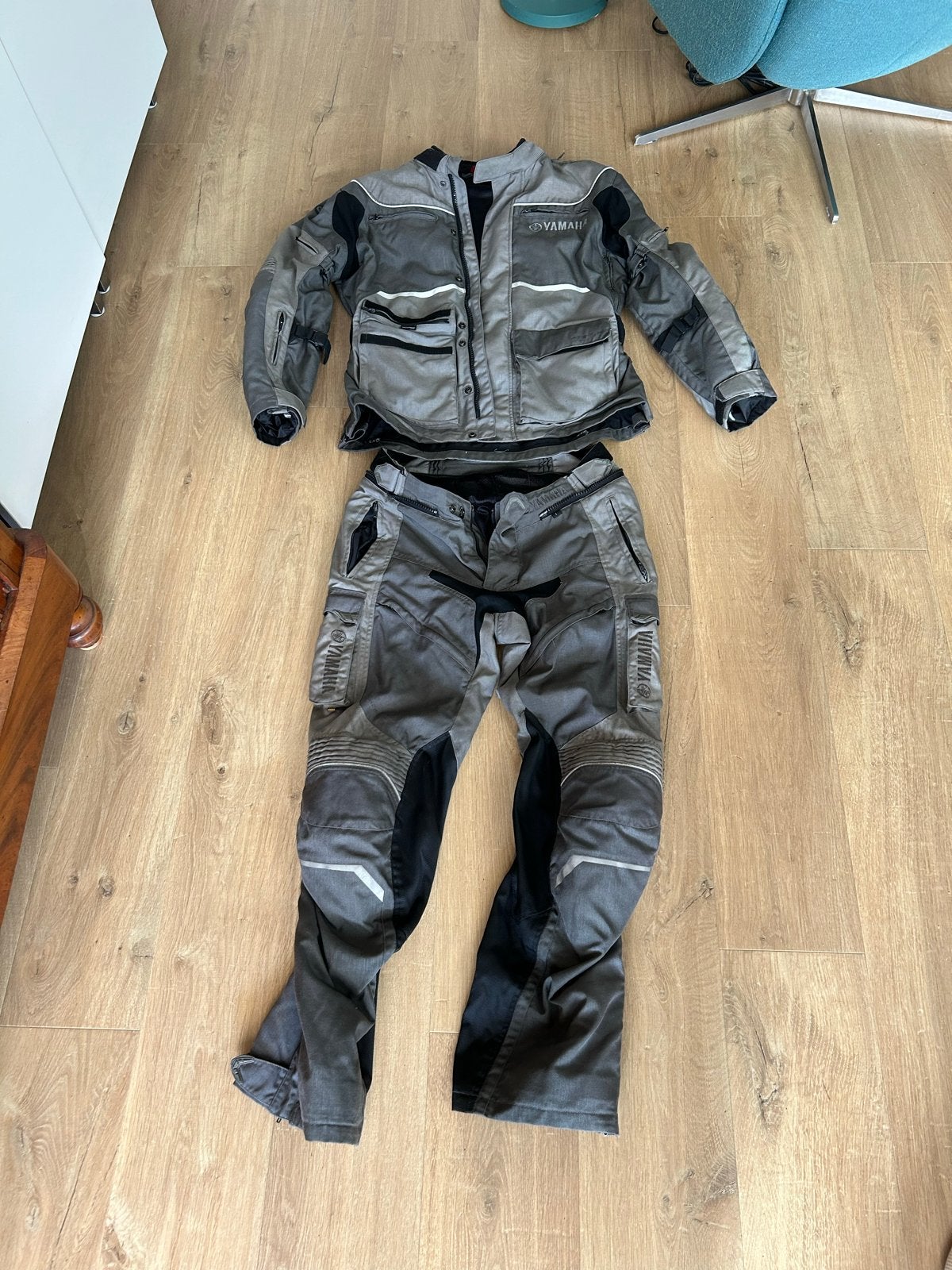 Yamaha Motorpak Textiel - Jas en Broek (Maat L), Ophalen, Tweedehands, Heren, Combipak