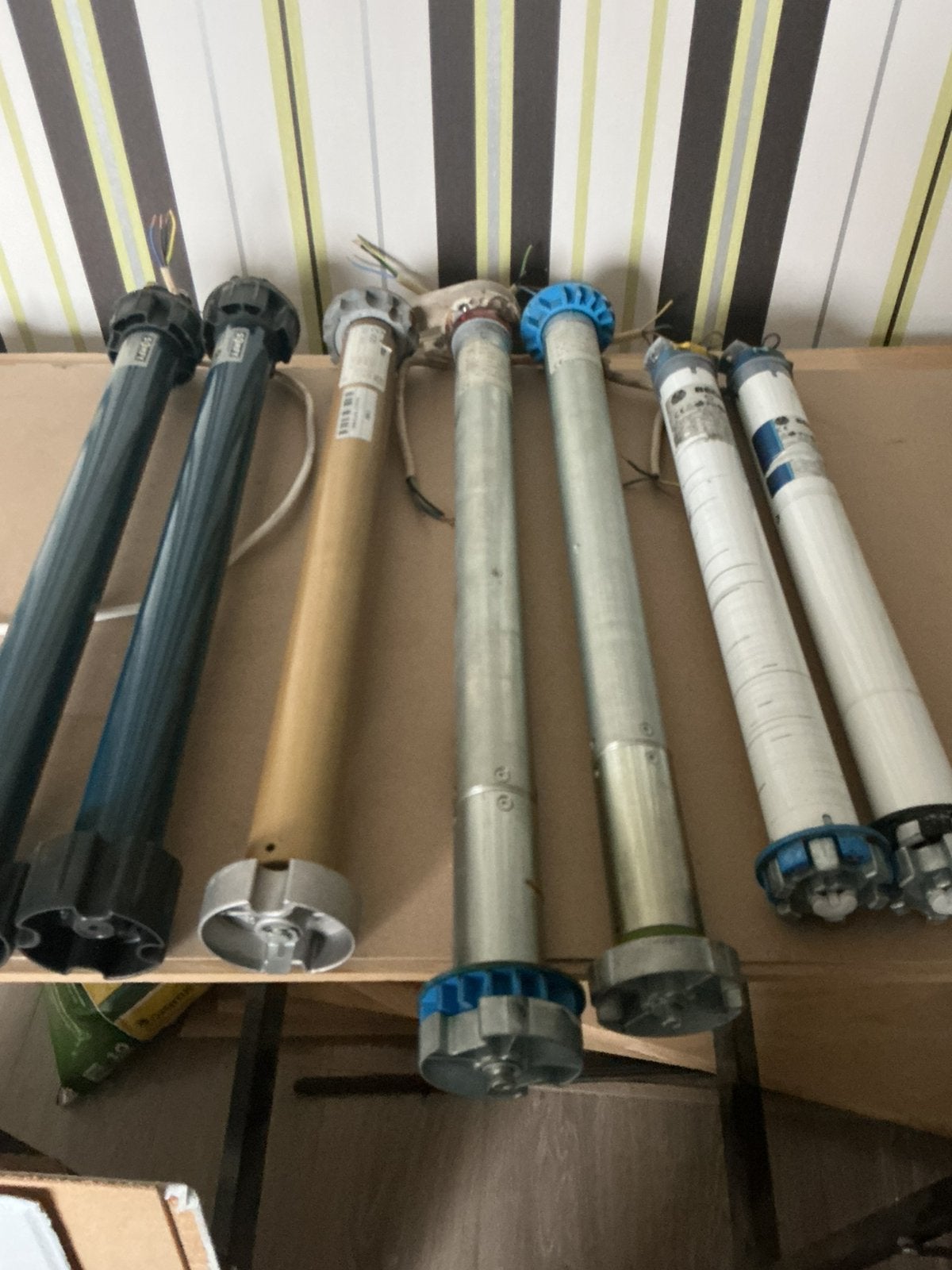Buismotorren voor zonnescherm, Tuin en Terras, Ophalen, Gebruikt