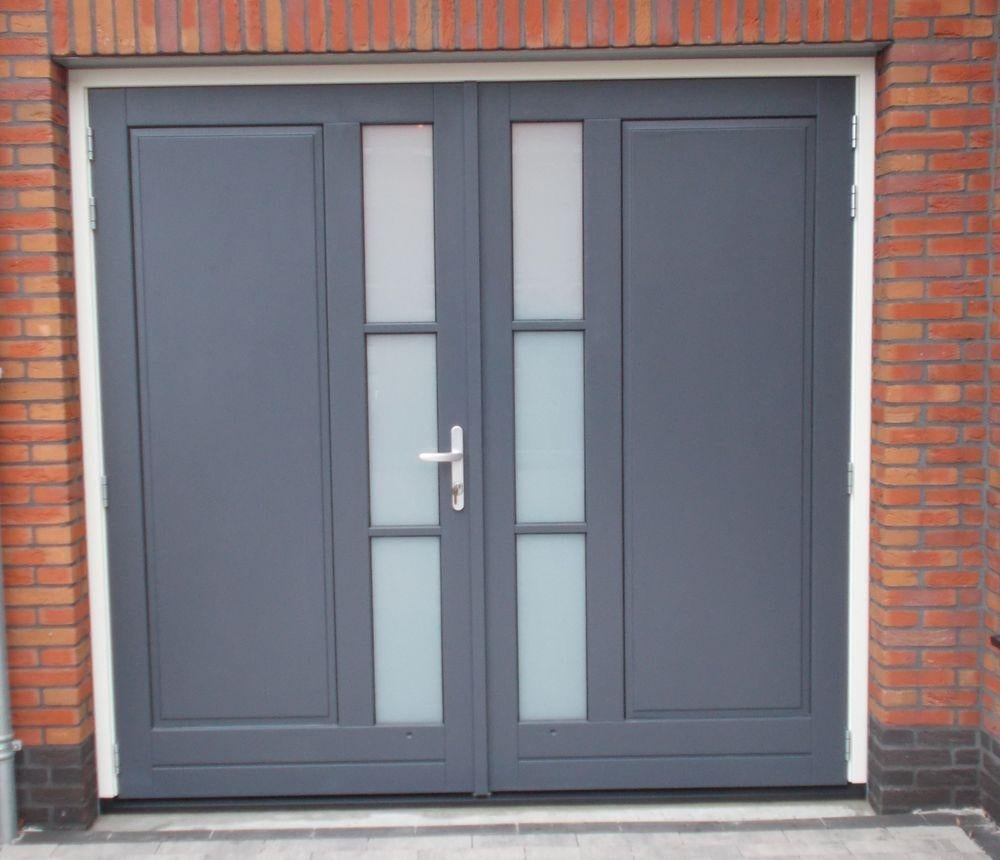 Geisoleerde garagedeuren, garagedeuren op maat ., Verzenden, Hout, 120 cm of meer, 215 cm of meer