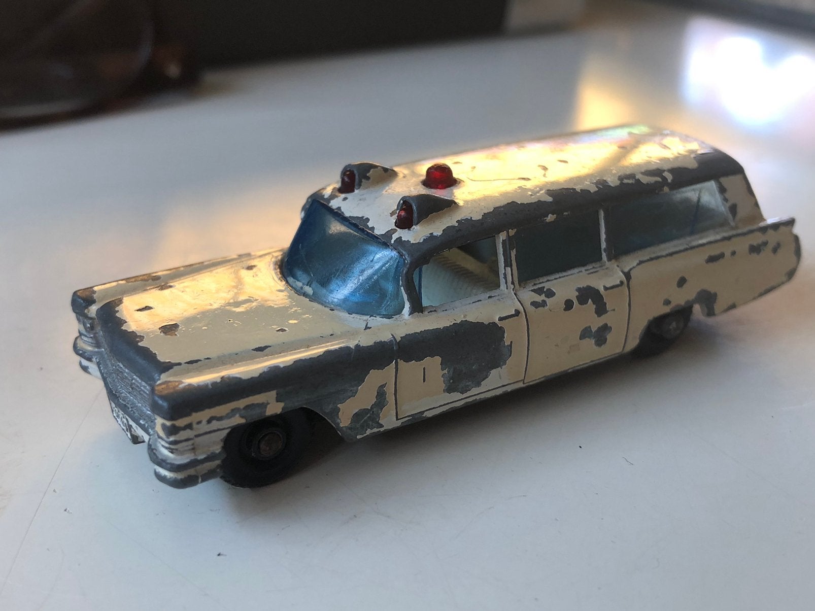 S&S Cadillac Ambulance  “Matchbox Series” No. 54 - By Lesney, Ophalen of Verzenden, Gebruikt, Overige typen