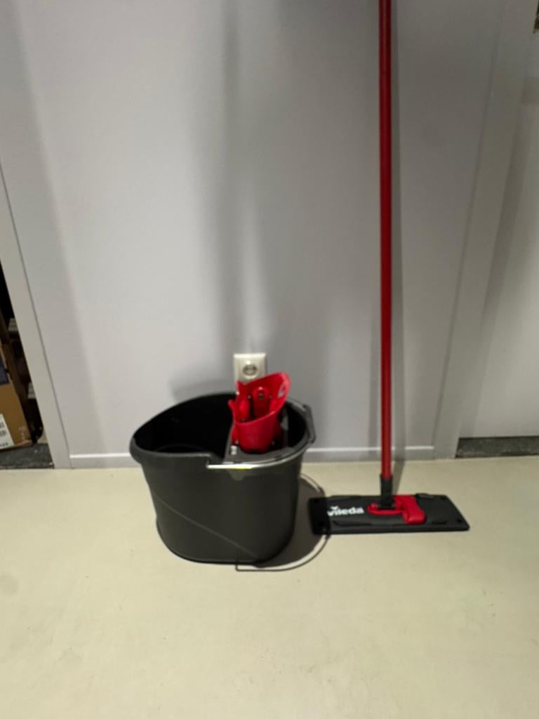 Vileda Dweilsysteem met Emmer en Mop, Ophalen, Dweilemmer, -bak, of -wagen