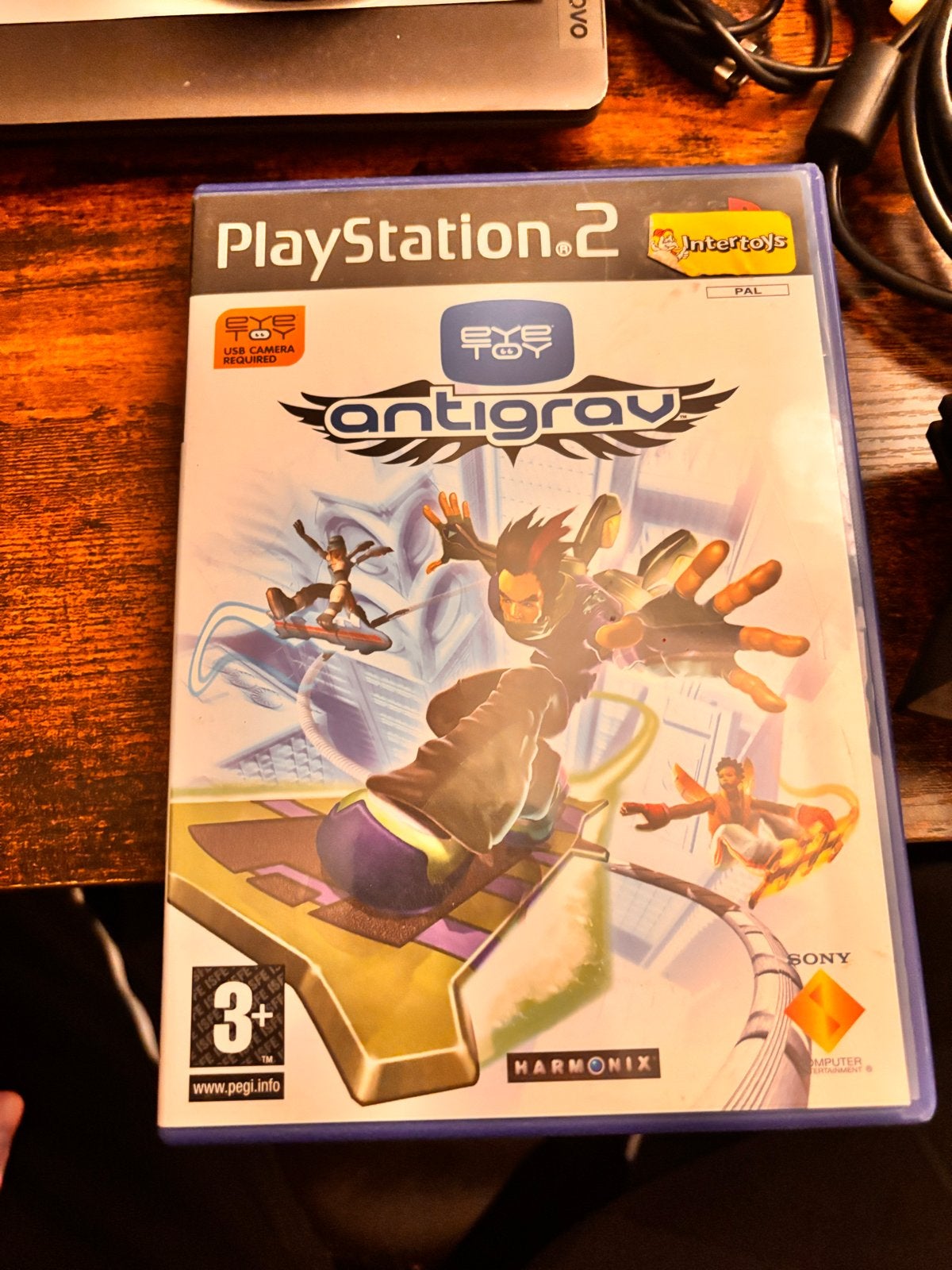 EyeToy: Antigrav PS2 met EyeToy camera, 1 speler, Racen en Vliegen, Ophalen of Verzenden, Zo goed als nieuw