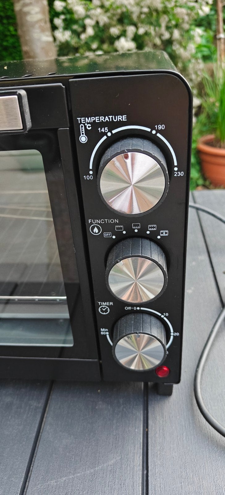 Mestic MHO-120  mini hetelucht oven - Compact en handig, Caravans en Kamperen, Kampeeraccessoires, Ophalen, Zo goed als nieuw