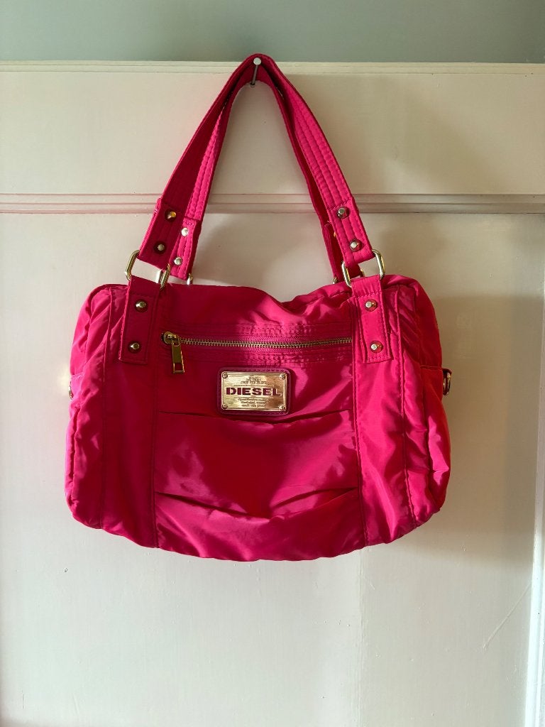 Fel roze tas Diesel, Ophalen of Verzenden, Zo goed als nieuw, Roze, Handtas