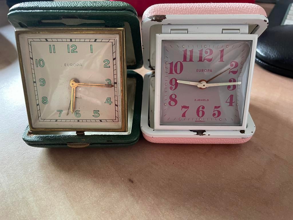 Vintage reiswekkers jaren 50, Ophalen of Verzenden, Huis en Inrichting