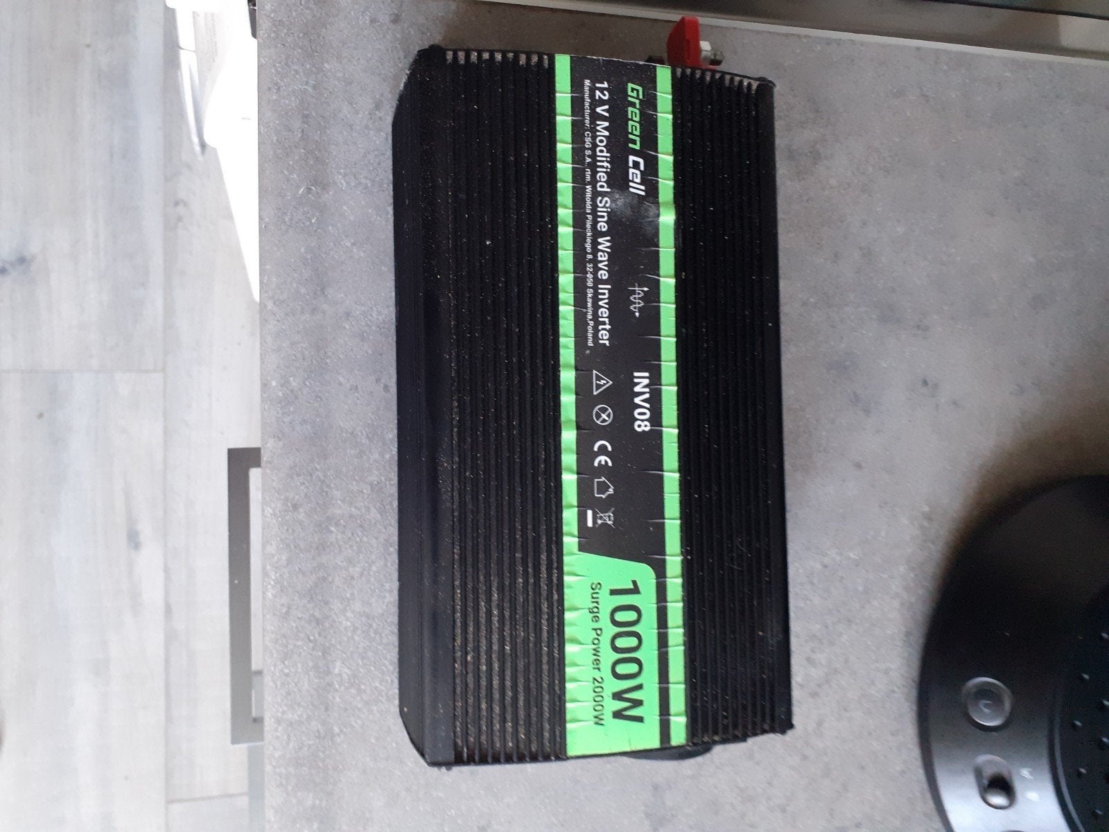 Green Cell 1000W 12V Gemodificeerde Sinus Omvormer, Ophalen of Verzenden