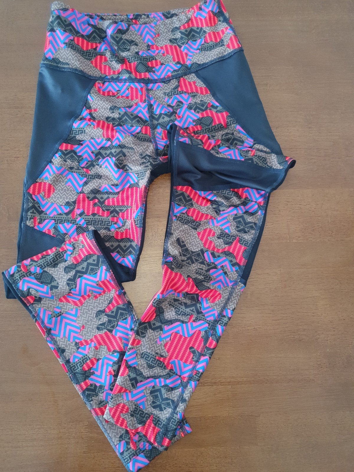 Zumba Legging met Kleurrijke Print - Maat S, Meerkleurig, Ophalen of Verzenden, Fitness of Aerobics, Zo goed als nieuw