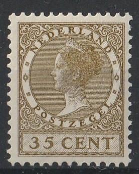 Nederland 1926 nvph 195 Wilhelmina "veth" MNH, Postzegels en Munten, Postzegels | Nederland, Ophalen of Verzenden, T/m 1940, Postfris